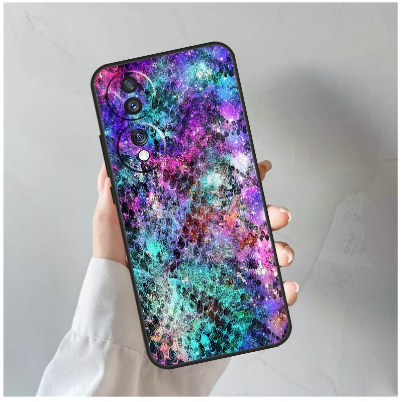 Snake Skin For Honor Magic 8 7 6 5 Pro Case For Honor 400 200 Lite 90 70 50 X8c X8b X9a X9b X9c X9d Win