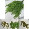 Artificial Soft Rubber Vine Greenery Wall Decor For Home Staging Photography