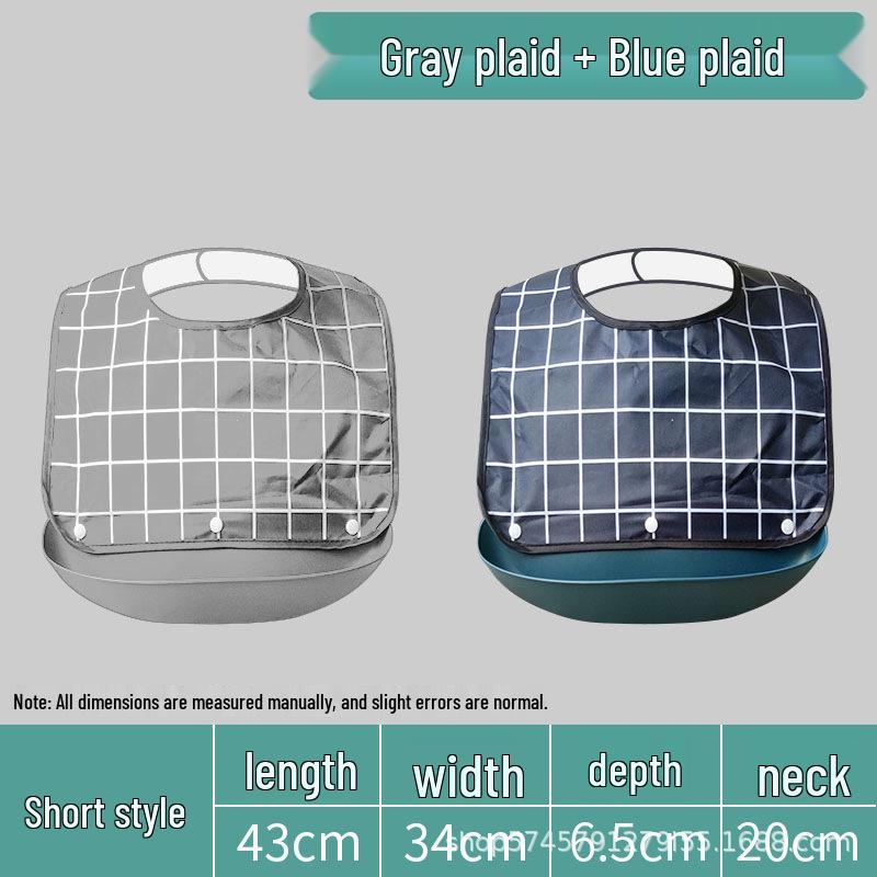 Wasserdichte Esslatz für Erwachsene & Senioren – Große, spezielle Schürzen für Senioren