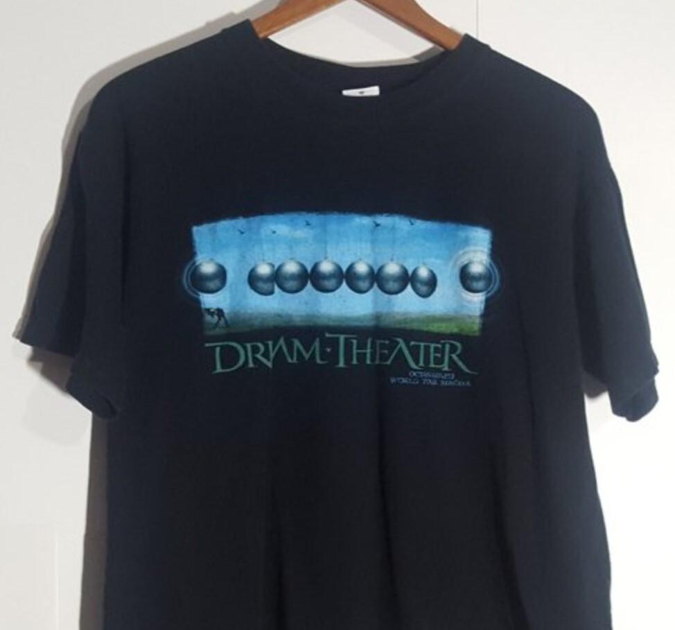 SALE Dream Theater Octavarium World Tour T-shirt reprinted t-shirt Unisex T-Shirt XL