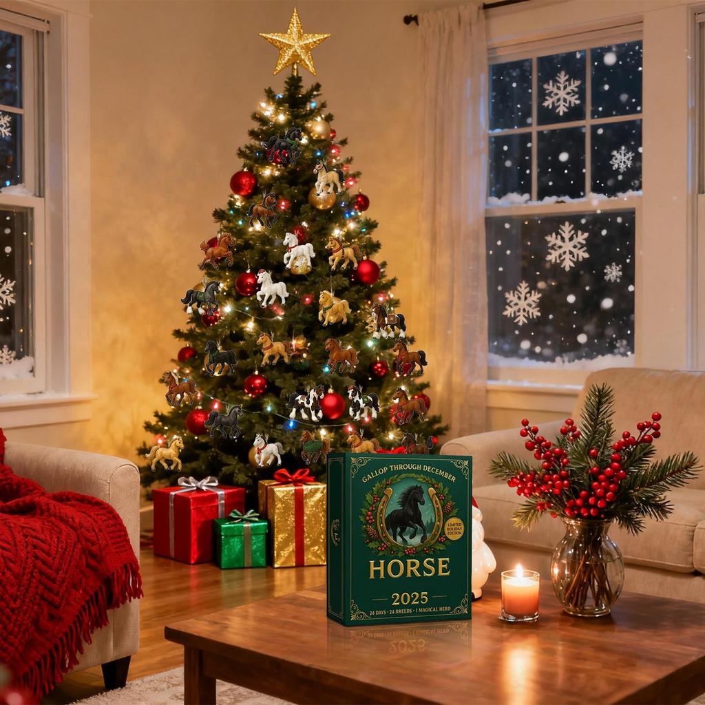 24 Days Christmas Calendar Advent 2D Acrylic Flat Count To Christmas Decoration New Year Hanging For Office School Garage Living