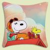 Cartoon Cute S-Snoopy Pillow Covers Cartoon Sofa Decorative Home Double-Sided Printing Short Plush Cute Cushion Cover
