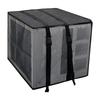 1pc Outside AC Unit Black Leaves Clogging Outdoor with Waterproof Top Breathable Air Conditioner Cover Removable Mesh Covers