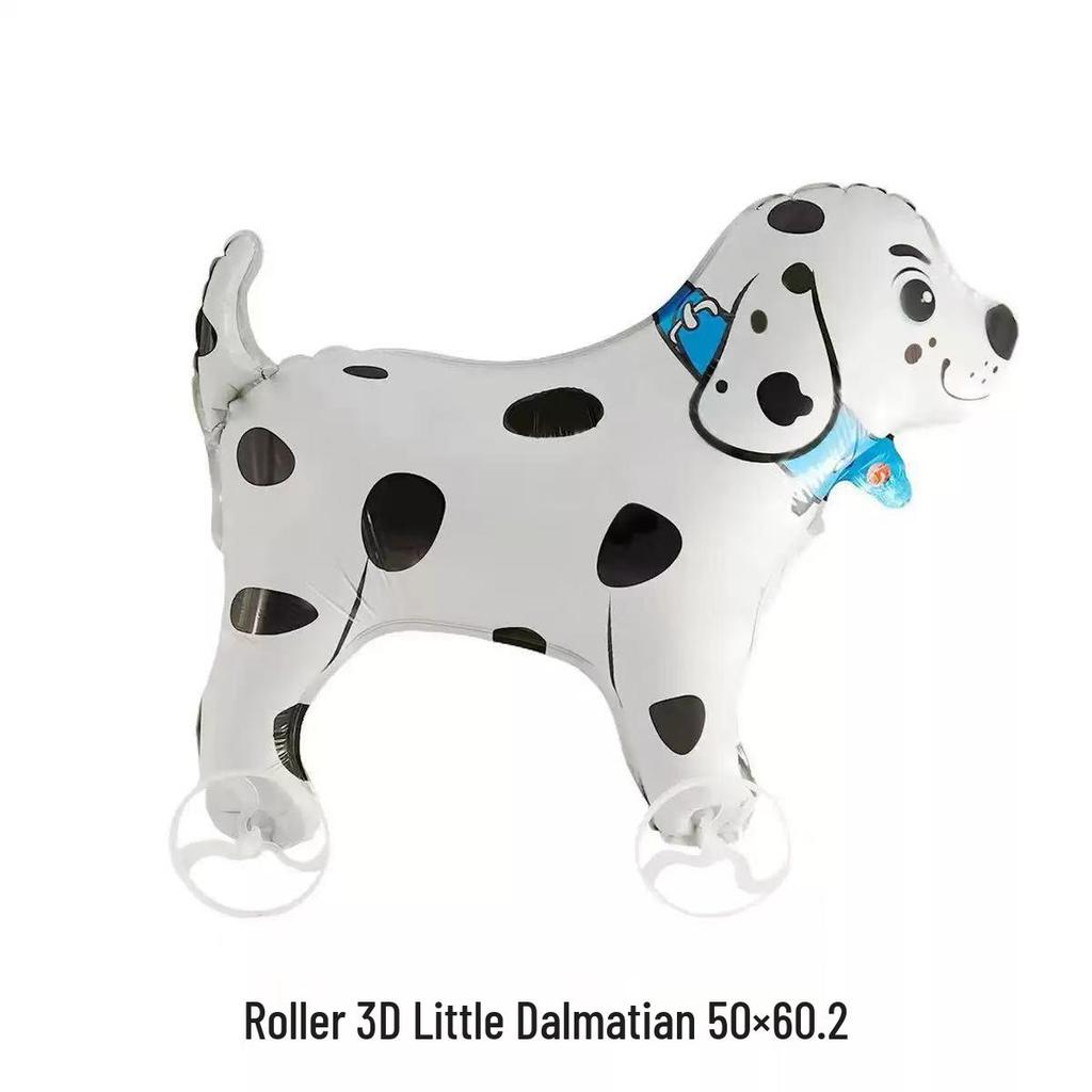 Cartoon Animal Wheeled Foil Balloons for Kids - Perfect for Outdoor Events & Mall Displays