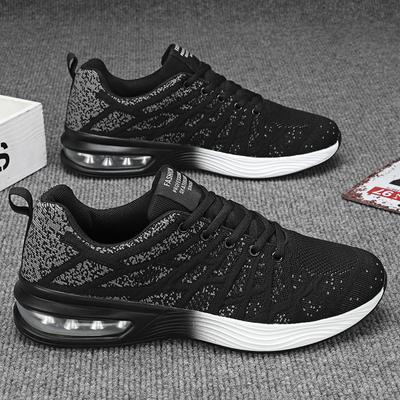 Men's Sports Running Shoes Air Cushion Men Spring and Autumn New Trendy Breathable Soft Bottom Male Casual Walking Sneaker