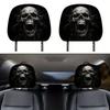 2pcs Vivid Printed Patterns Seat Headrest Protectors Auto Interior Decoration Cover  Year Round Use