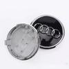 4Pcs Car Wheel Center Hub Cap Tire Rim Cover Decoration For 1s Sline A3 A1 A4 B8 B7 A6 C7 A5 A7 A8 B9 B6 C6 Q2 Q3 Q5 Q7 Q8 TT