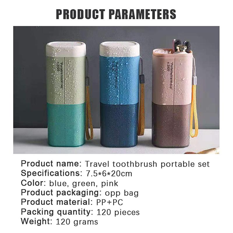Travel Toothbrush Toothpaste Holder Storage Box Portable Toothbrush Case Organizer For Outdoor Travel Bathroom Accessories