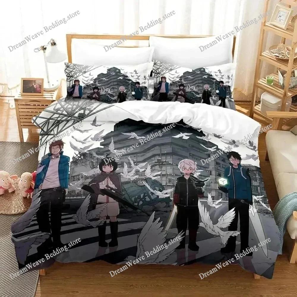 Anime Osamu Mikumo World Trigger Bedding Set Duvet Cover Bed Set Quilt Cover Pillowcase Comforter King Queen Size Boys Adult963