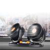 Car Fan Double Head USB Fan for Car with Powerful Cooling 360 Rotation 3Wind Speed Desk Fan for SUV Truck Home