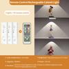Motion Sensor LED Night Light With Remote Control Rechargeable Under Cabinet Lamp Dimmable For Wardrobe Bedroom Kitchen Lighting