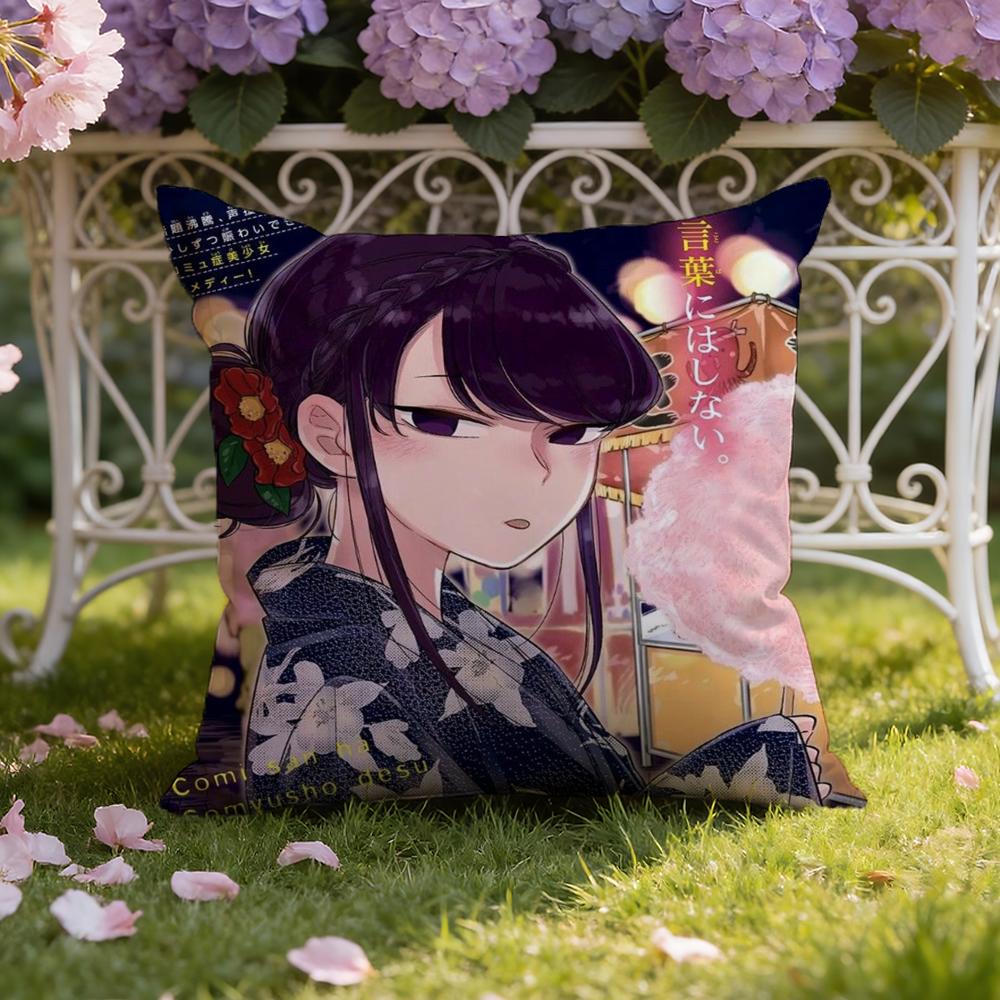 K-Komi Can't Communicate Cushion Cover Home & Car Dual-Scene Pillow Cover: Reversible for Premium Comfort