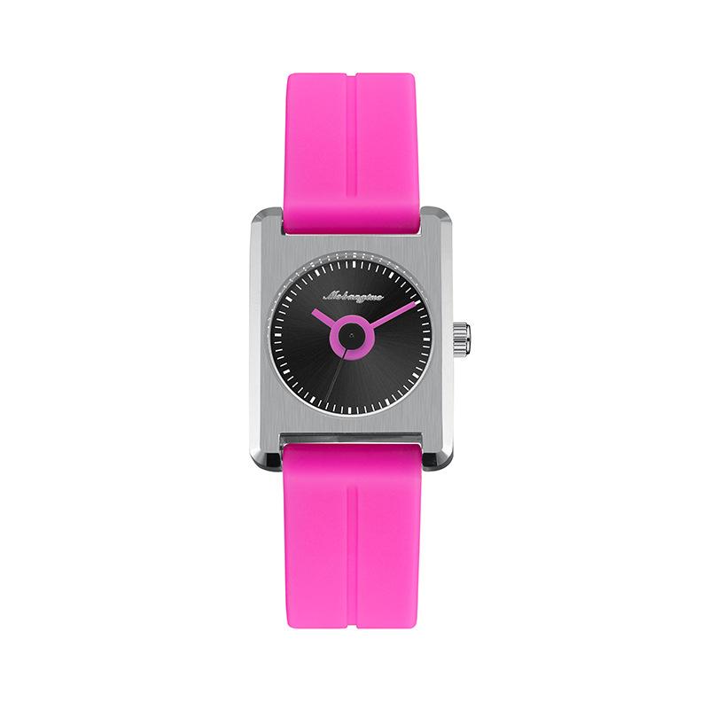 Square Silicone Tape Watch Fashion Light Luxury Men And Women With High Quality Quartz Watch