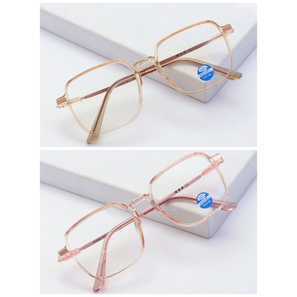 Anti-radiation Blue Light Glasses Transparent Square Frame Glasses for Women Eyewear