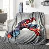 Spiderman Web Shadows Flannel Blanket Super Soft Warm Cozy Blanket For Sofa Bed Office Travel Allseason Home Decor Gift