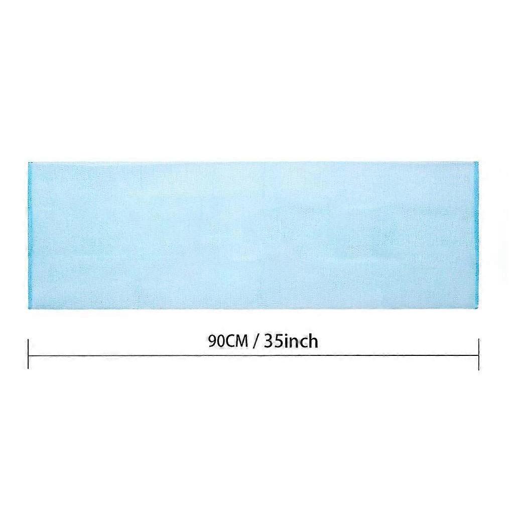 ARCH&M 35-Inch Exfoliating Back Scrubber (3 Pack), Japanese Nylon Beauty Washcloth for Shower, Korean Body Towel for Deep Exfoliation, Removes Dead Sk