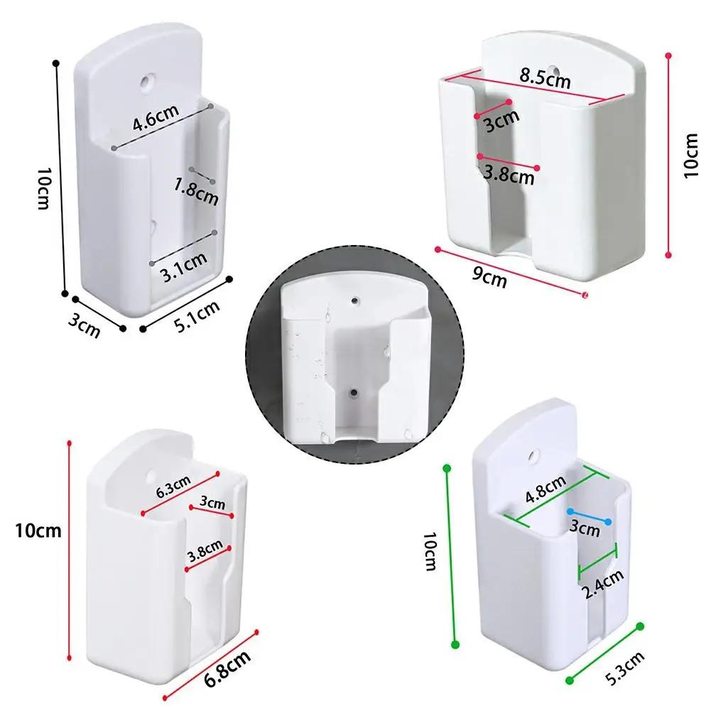 Air Conditioner Remote Holder Storage Organizer Box Storage Remote Controller Holder Phone Charging Bracket Holder