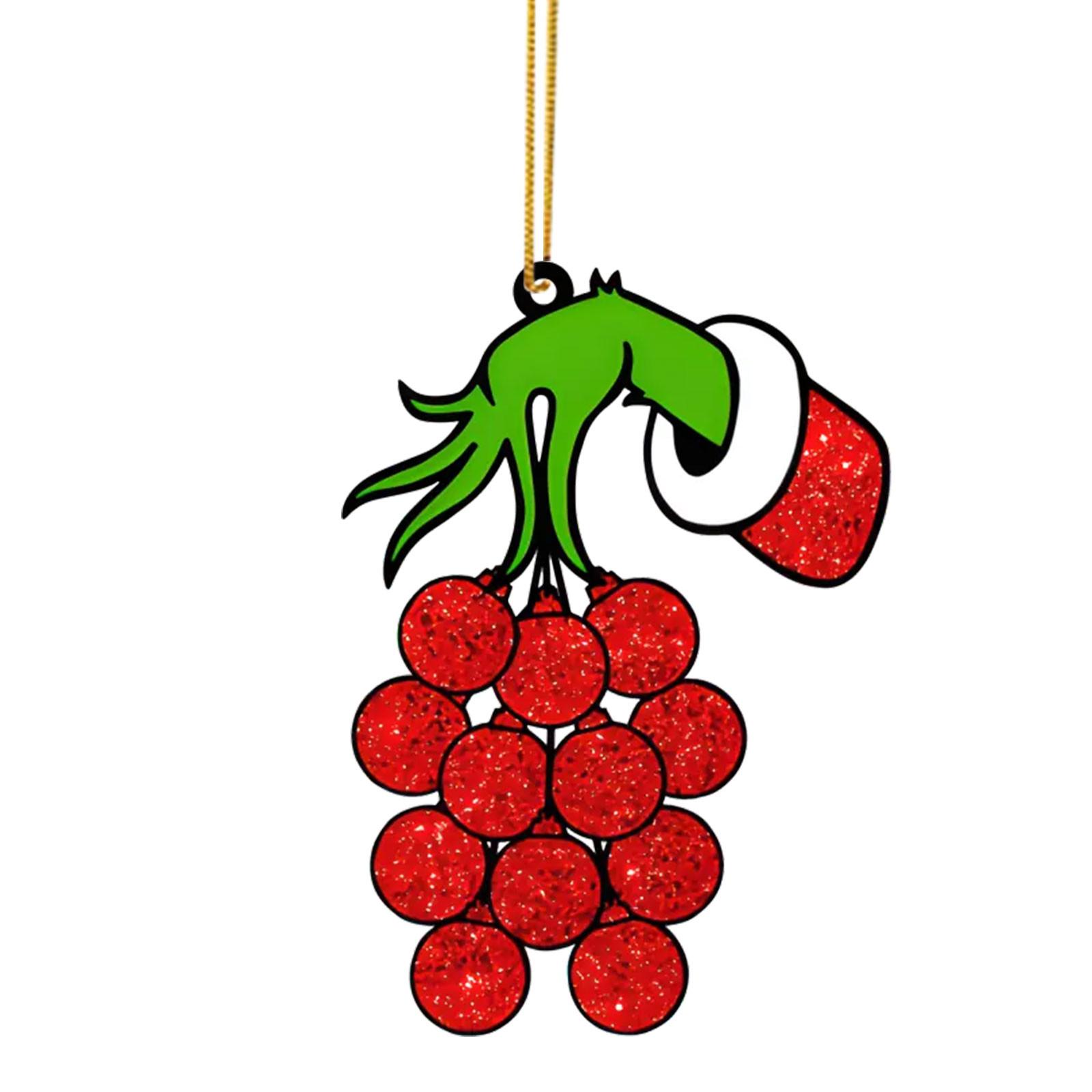 

Christmas Acrylic Flat Christmas Tree Hanging Ornaments, Personalized Christmas Tree Ornaments For Name DIY, One Size