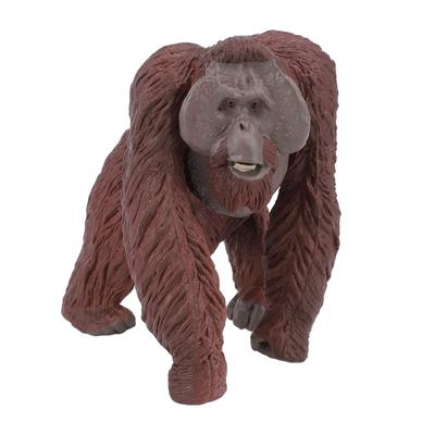Orangutan Figurine Mini Solid Lifelike Wildlife Animal Model Children PVC Plastic Cognitive Educatio
