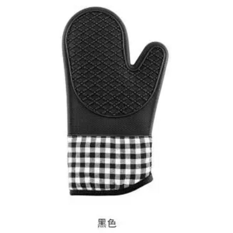 Silicone Insulated Glove Single Anti Slip Heat-Proof Gloves High Temperature Resistant Oven Microwave Baking Tools Home Kitchen