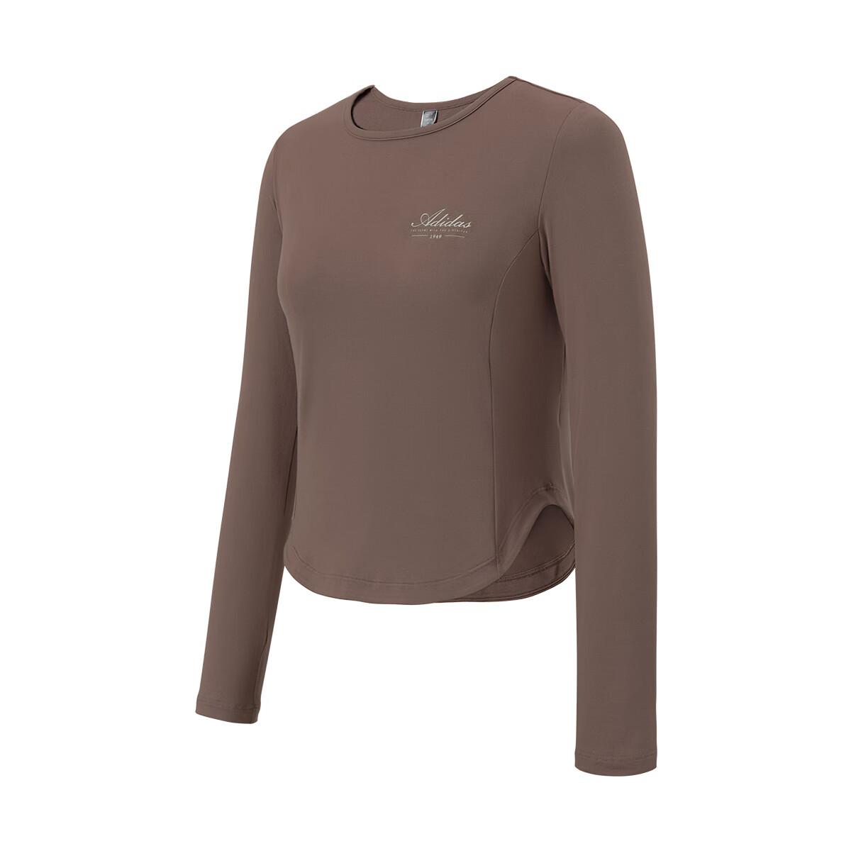 

Adidas Модная Удобная Мягкая Приталенная Футболка с Длинным Рукавом Женские Топы KB1152 S