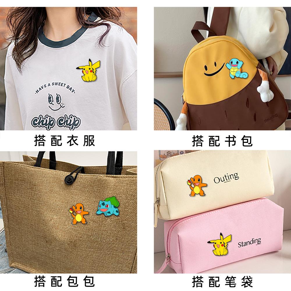 Pokémon Cartoon Badge Pikachu Pokémon Pokémon Anime Doll Cute Brooch