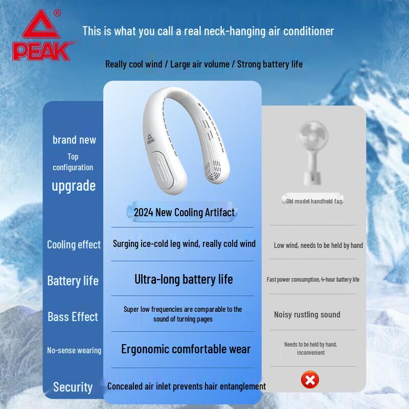 Peak Bladeless Portable Neck Fan
