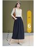 Autumn High Waist Lantern Skirt - Slim Fit, Elastic, Versatile Casual Half Skirt