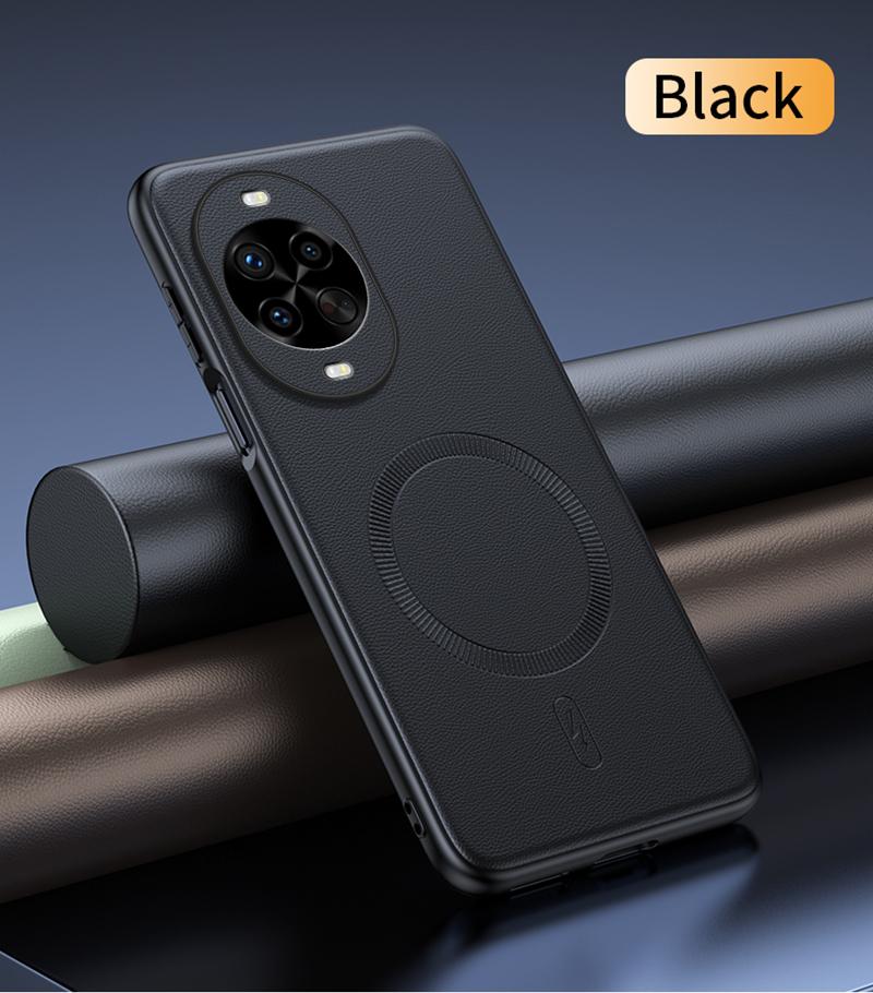 For Huawei Nova 14 Pro Case Magnetic Leather Shield Cover For Huawei Nova 14 Pro High Quality Anti-Fingerprint Non-Slip PC+TPU
