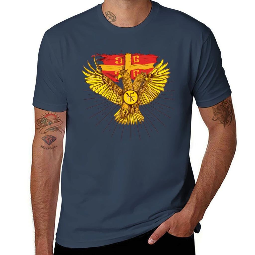 The Palaiologos Doubleheaded Eagle Tshirt Holiday Party Tee Shirt Tshirt