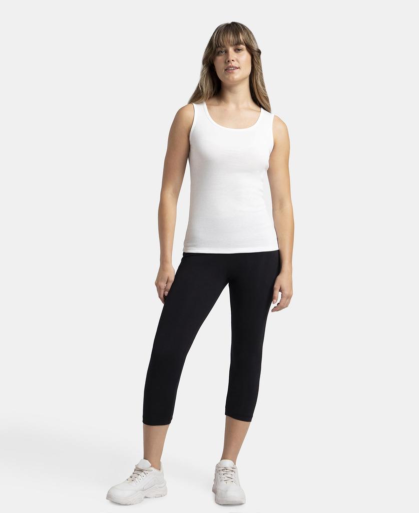 Jockey Women's Slim Fit Tank Top A113_White_XL