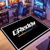 GReddy pattern rug, non-slip rug, suitable for living room, bedroom, game room, computer room and home décor.