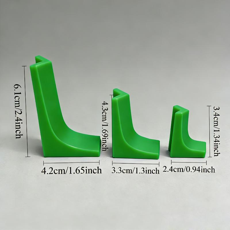 3-Pack Hole Drilling Guide Rails With V-Groove Fit Design | Square Positioning Tool More Durable Than Round Rails