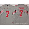 Mens Ohio State Buckeyes Rugby Jersey Training Shirt Cotton Blend Embroidered Football Uniform College Team Practice