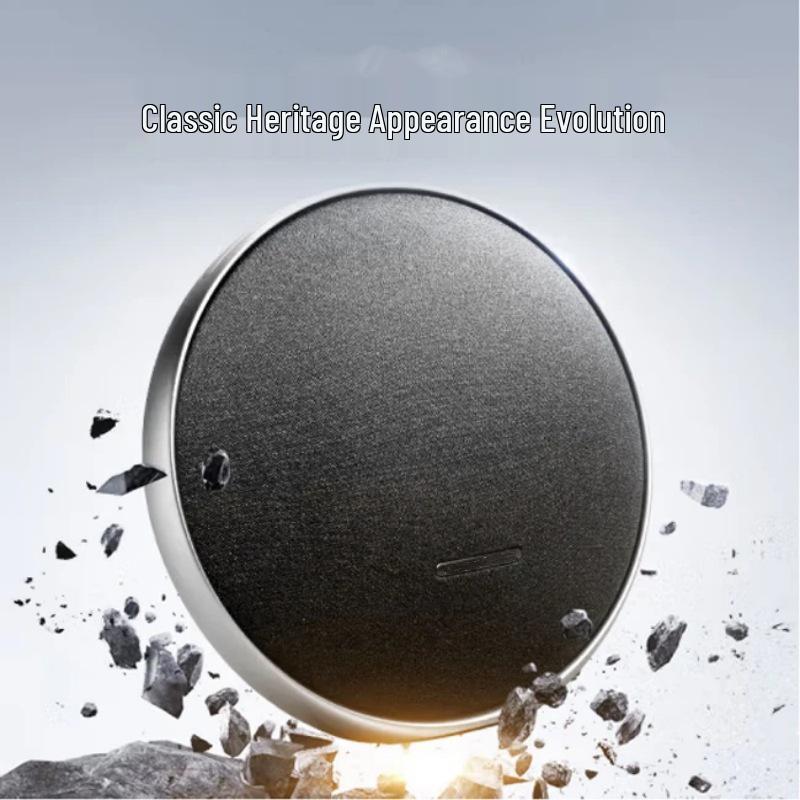 Harman Flying Saucer Creative Desktop Bluetooth Speaker with Subwoofer and Wireless Mini Card Slot.