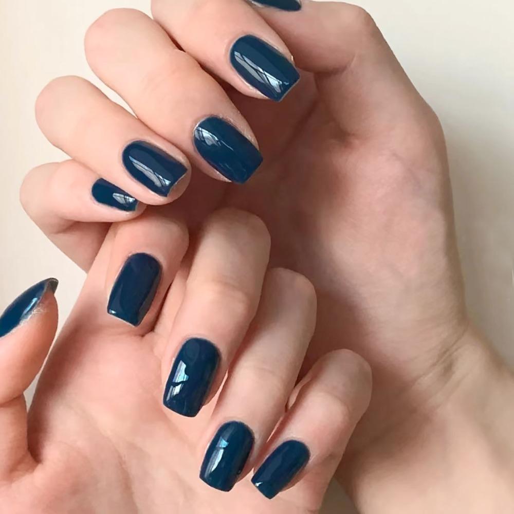 

Накладні нігті з квадратною головкою. Повне покриття. Прес на нігтях. Модні жіночі типси для нігтів 3