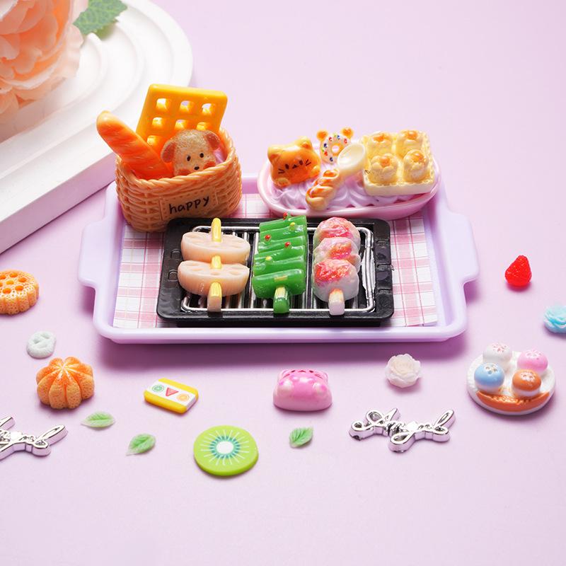Girl Toy Making Ice Cream Cake Toys Game Kids Plastic Food Toy Diy Simulation Dessert Milk Tea Cup Set Toy For 3+ Years Child