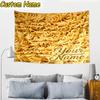 Custom Name Egg Yolk Delight Tapestry Room Decoration Wall Hanging for Living Room Bedroom, dormitory, Birthday and Christmas gifts