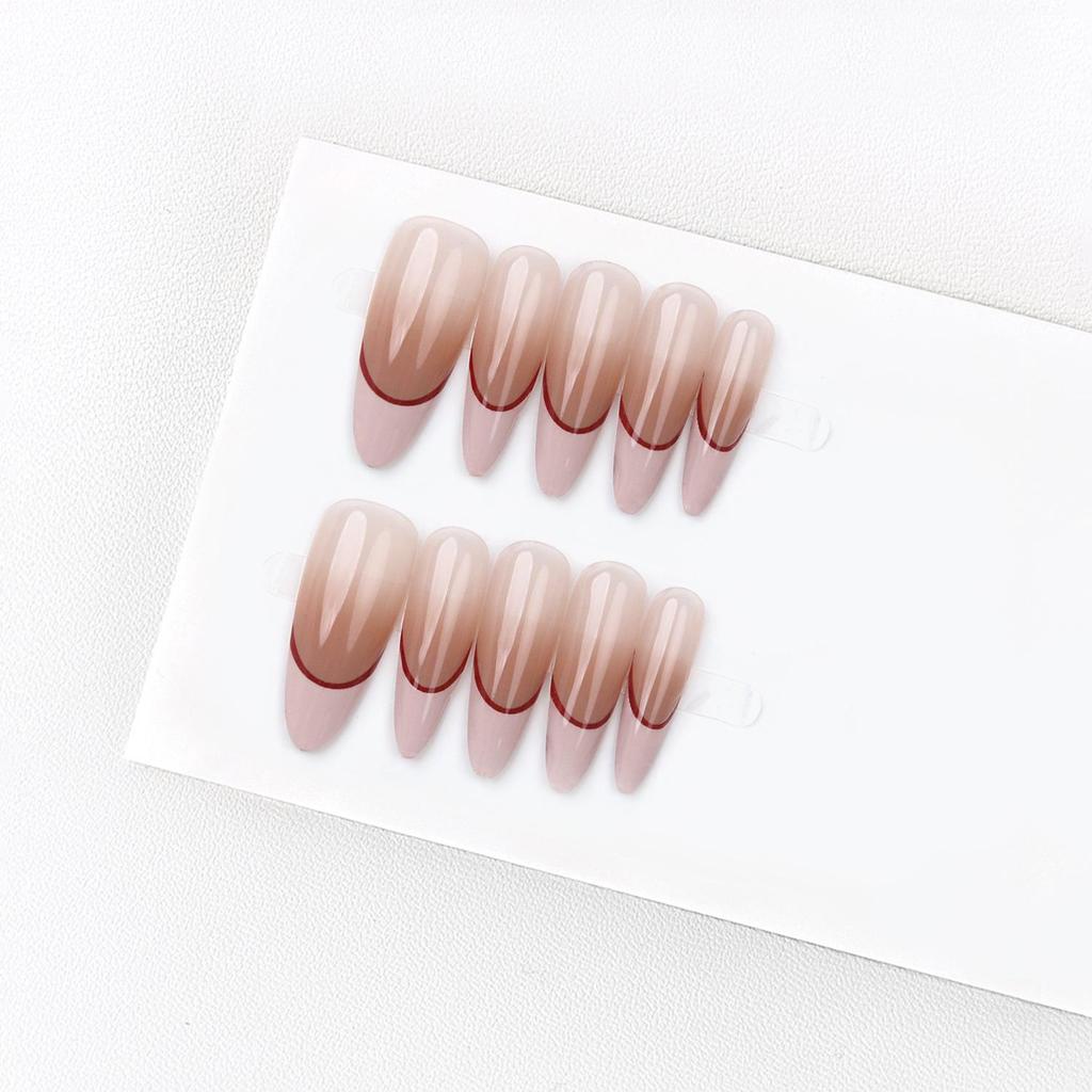 Jiaolong Advanced Nude Blush Design: Gentle Summer Wearable Finished Nails