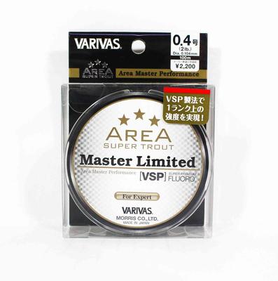Varivas Filo Fluorocarbon Trout Area Master LTD 100m P.E 0.4, 2lb (3563)