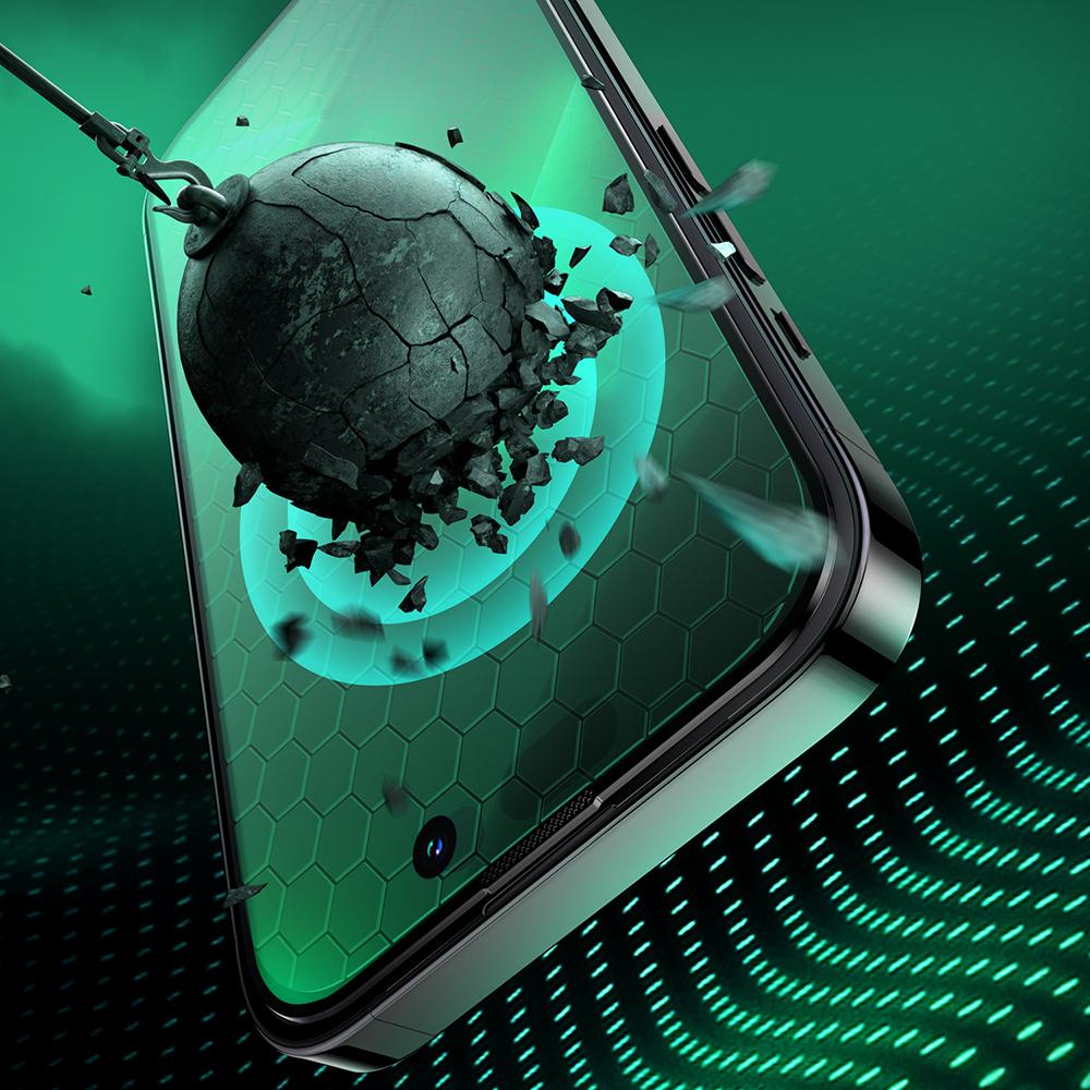 Joyroom Green Knight iPhone 14 Plus Tempered Glass - Full Screen & Blue Light Shield (JR-G03)