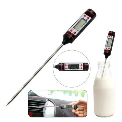 Kitchen Digital Thermometer Stainless Steel Thermometer Portable Thermometer for Cooking and Baking