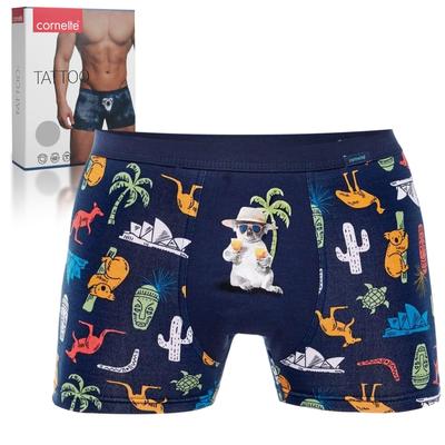 Men’s Close-fitting Boxer Briefs, High Cotton Content, Koala Design, 1 Piece