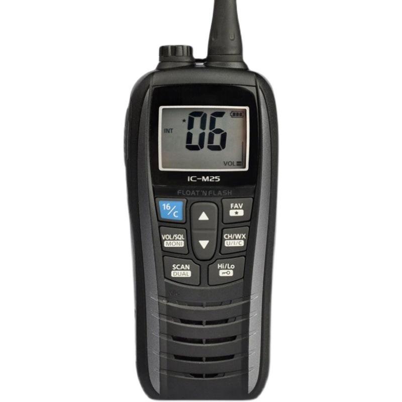 

Серия морских УКВ радиостанций Icom: IC-M25, M23, M36 (плавучий), Рации M37, M24