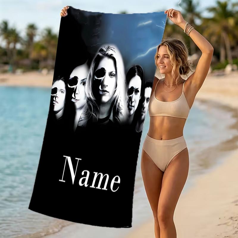 Customizable Personalized Beach Towels Final Destination Themed designs.Suitable for the Beach, Yoga, Sports;ideal As Beach Accessories