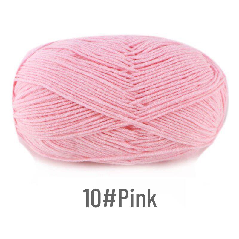 Su He 4-Strand Milk Cotton Combed Yarn for Hand-Knitting Baby Sweaters