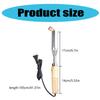 High Power Electric Soldering Iron Duty External Heating Pure Copper Chisel Tip Wood Handle Welding Repair Tools 300W