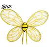 Comfortable Dress Up Honey Festival Kids Bee Cute Accessories for Wing Kids Costume Princess Girls Sparkly Fairy Wings Parties