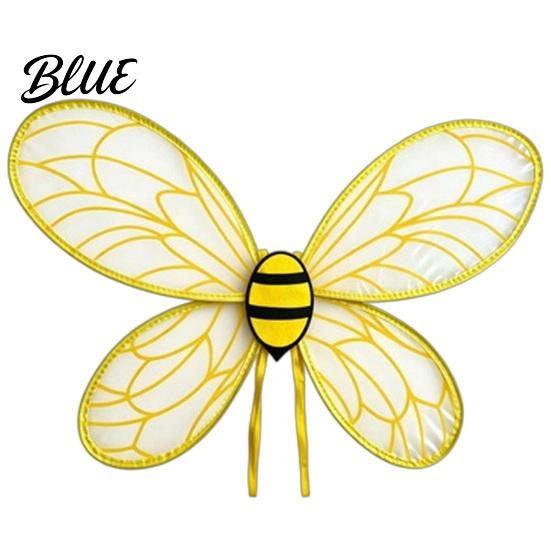 Comfortable Dress Up Honey Festival Kids Bee Cute Accessories for Wing Kids Costume Princess Girls Sparkly Fairy Wings Parties
