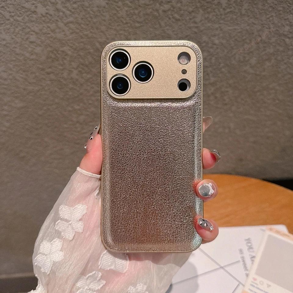 

Leather Phone Case For iPhone 17 Air 13 11 12 16 17 Pro Max 16E 16 15 14 Plus 17Pro 17Air Shockproof Protector Cover For iPhone 12Pro